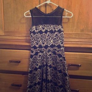 Small black and gold dress